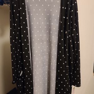 Lularoe polka dot Caroline